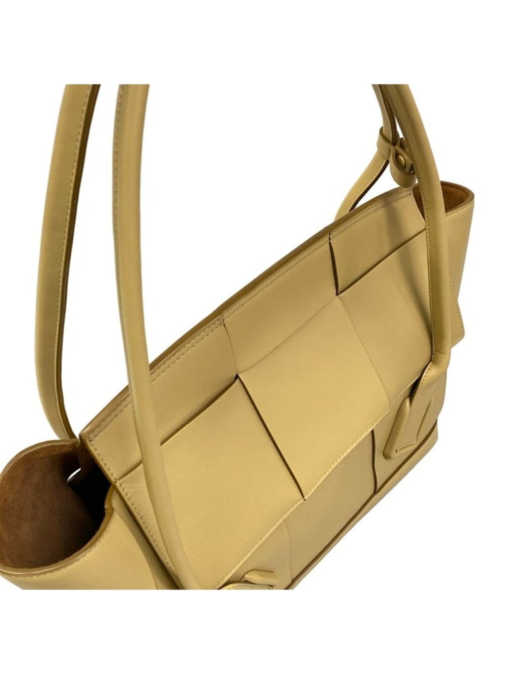 Bottega Veneta Shoulder Bag Medium the Aluco Beige Leather - Picture 15 of 15